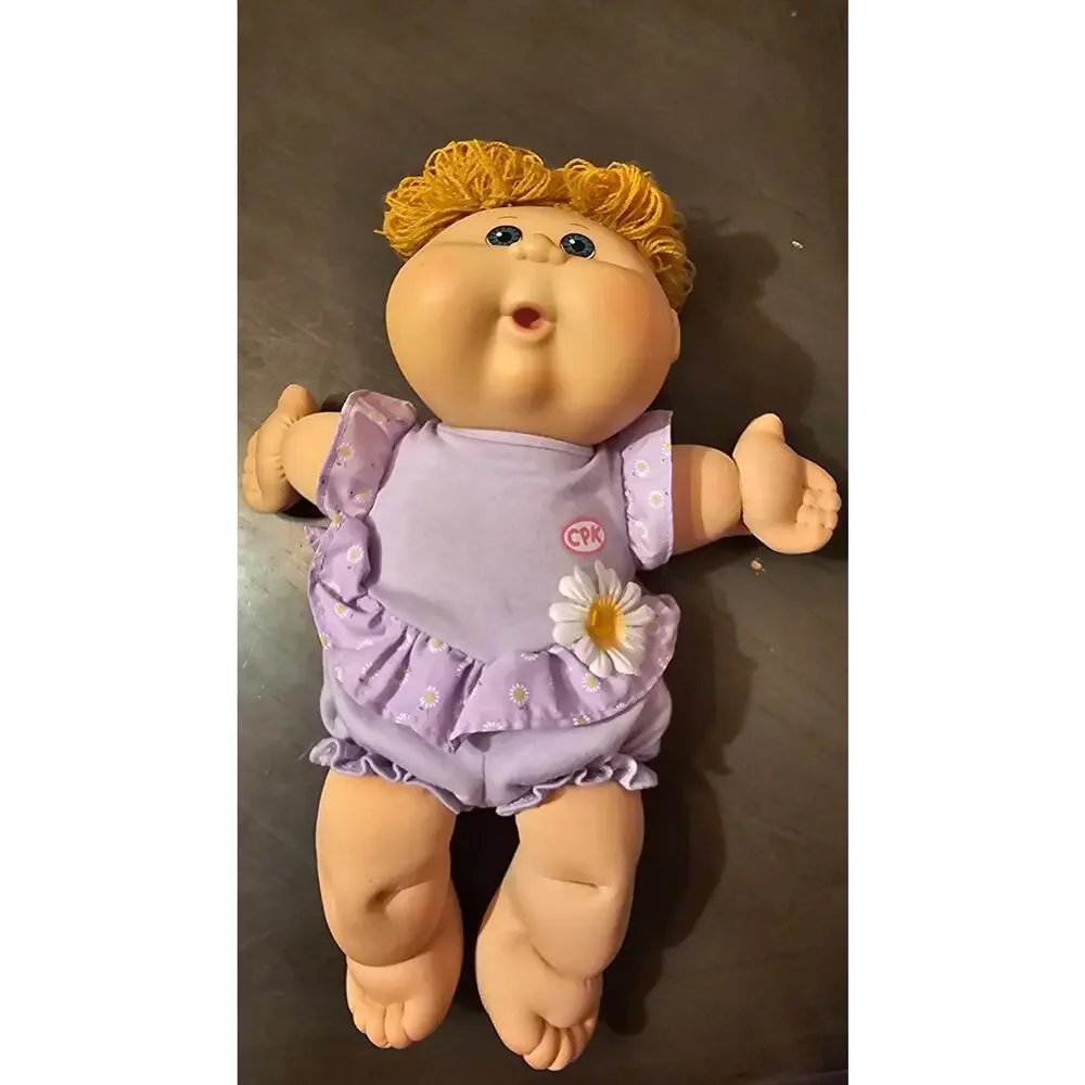 Cabbage Patch Doll‎ purple outfit with daisies